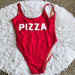 PIZZA onepiece swimsuit🍕👙
